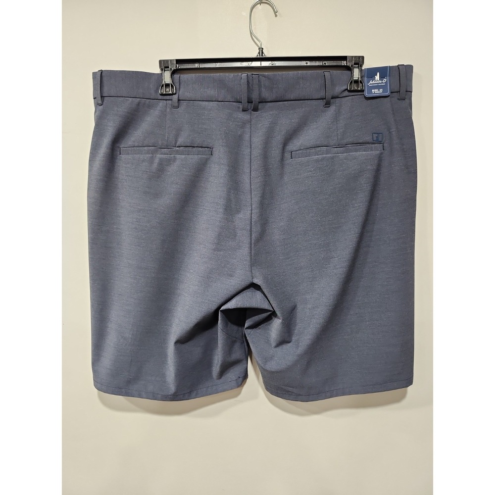 Johnnie-O NWT Mulligan Performance Shorts Mens 44 9 Inseam Navy Blue Stretch New - Picture 6 of 8